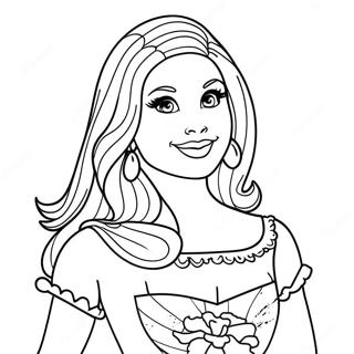 Pagina da Colorare Bibble Barbie | pagina da colorare Bibble Barbie