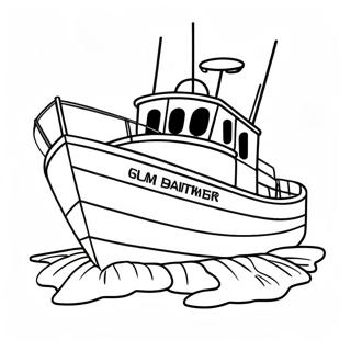 Pagina da Colorare di Skipper | pagina da colorare Timoniere