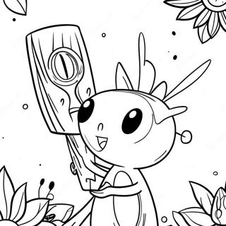 Pagina da Colorare di Forky | pagina da colorare Forky