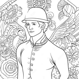 Pagina da Colorare di Ivan Cornejo | pagina da colorare Ivan Cornejo