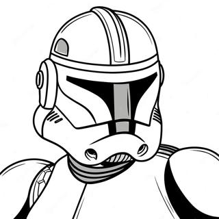 Pagina da Colorare dei Clone Trooper | pagina da colorare Clone Trooper