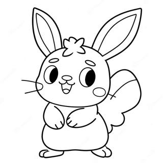 Pagine da Colorare Scorbunny | pagina da colorare Scorbunny