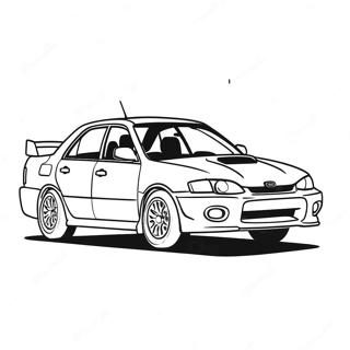 Pagina da Colorare della Subaru | pagina da colorare Subaru