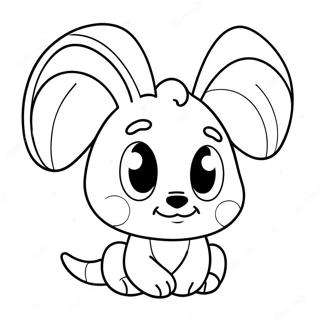 Pagina da Colorare di Orecchio Carino e Cartonoso | pagina da colorare Orecchio