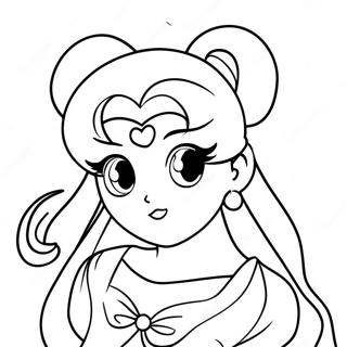 Principessa Serenity Sailor Moon Pagine da Colorare