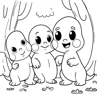 Pagina da Colorare Casper e Amici | pagina da colorare Casper