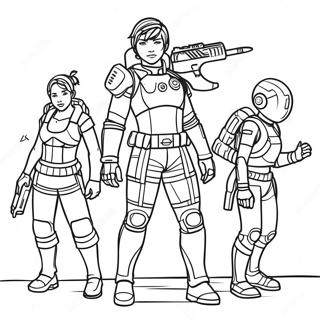 Pagina da Colorare Apex Legends | pagina da colorare Apex