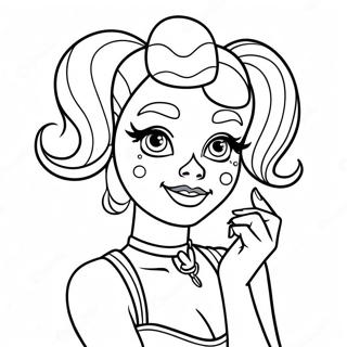 Pagina da Colorare di Ballora | pagina da colorare Ballora