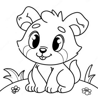 Pagina da Colorare di Animali Divertenti | pagina da colorare Solo