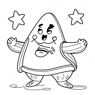 Pagina da colorare di Patrick Star | pagina da colorare Patrick