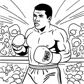 Muhammad Ali da Colorare | pagina da colorare Muhammad Ali