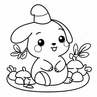 Pagina da Colorare di Pompompurin | pagina da colorare Pompompurin