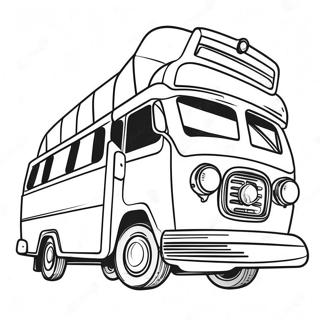 Colorato Jeepney nelle Filippine Pagina da Colorare | pagina da colorare Filippine