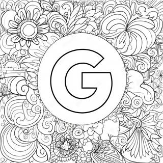 Pagina da Colorare del Logo di Google | pagina da colorare Come da Google