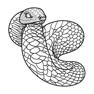 Pagina da Colorare del Python | pagina da colorare Python
