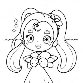 Pagina da Colorare di Precure | pagina da colorare Precure