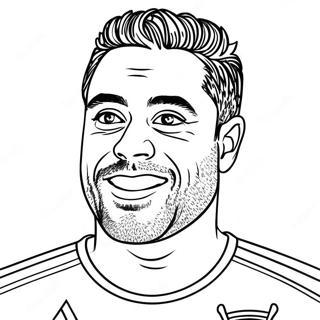 Pagina da Colorare di Xavi | pagina da colorare Xavi
