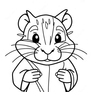 Pagina da Colorare di Splinter | pagina da colorare Splinter