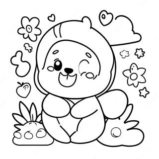 Pagina da Colorare Vuota Carina per Bambini Piccoli | pagina da colorare Vuoto