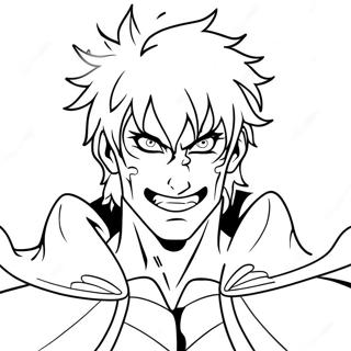 Pagina da Colorare Ichigo in Costume da Shinigami | pagina da colorare Ichigo