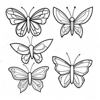 Pagina da Colorare di Farfalla Origami Colorata | pagina da colorare Origami