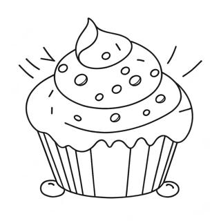 Pagina da Colorare del Muffin | pagina da colorare Muffin