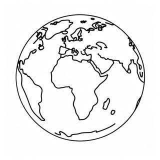 Pagina da Colorare dei Continenti | pagina da colorare Continenti