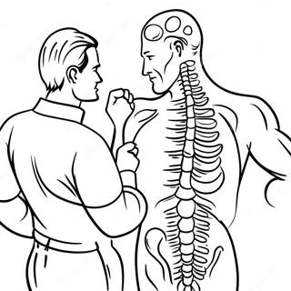 Pagina da Colorare Chiropratica | pagina da colorare Chiropratica