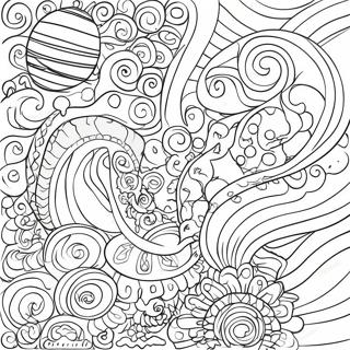 Pagina da Colorare Segni Colorati | pagina da colorare segni