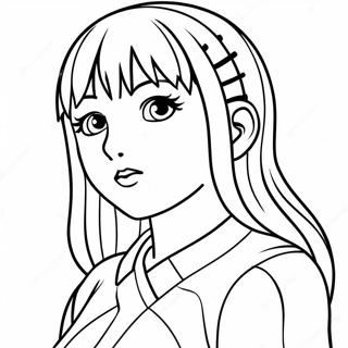 Pagina da Colorare di Hinata | pagina da colorare Hinata