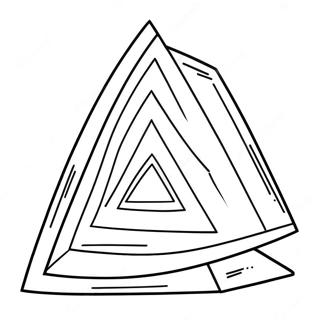 Pagina da Colorare Triangolo | pagina da colorare Triangolo