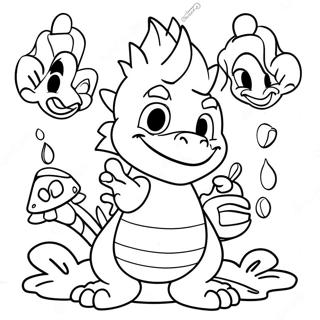Pagina da Colorare dei Koopalings | pagina da colorare Koopalings