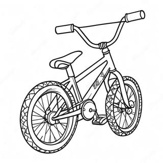 Pagina da Colorare della BMX | pagina da colorare BMX