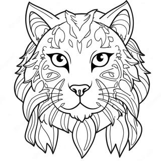 Pagina da Colorare del Lince | pagina da colorare Lince