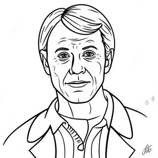 Pagina da Colorare Serial Killer | pagina da colorare Serial Killer