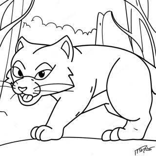 Pagina da Colorare Prowler | pagina da colorare Predatore