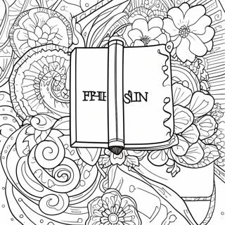 Pagina da Colorare del Versetto Biblico degli Efesini | pagina da colorare Efesini