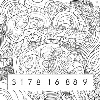 Pagina da Colorare dei Numeri | pagina da colorare Numeri