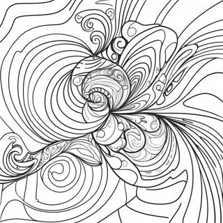 Marmo a Spirale Colorato da Colorare | pagina da colorare Marmo