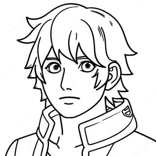 Minato da colorare | pagina da colorare Minato