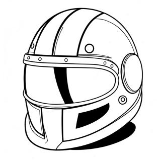 Casco da colorare | pagina da colorare Casco