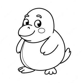 Pagina da Colorare Psyduck | pagina da colorare Psyduck