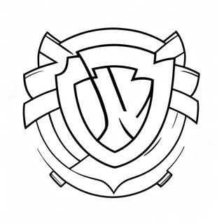 Pagina da Colorare Logo Warner Bros | pagina da colorare Warner Bros