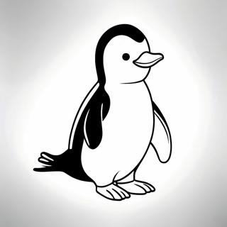 Pagina da Colorare di Pingu | pagina da colorare Pingu