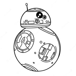 Pagina da colorare di BB8 | pagina da colorare BB8