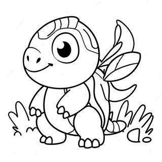 Pagina da Colorare Turtwig | pagina da colorare Turtwig