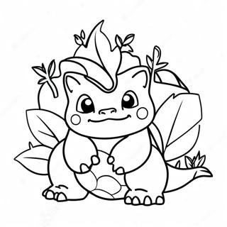 Pagina da Colorare Ivysaur | pagina da colorare Ivysaur