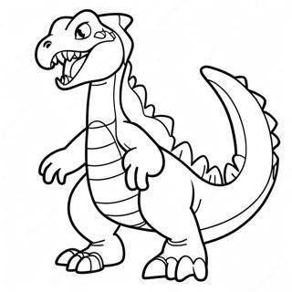 Pagina da Colorare di Garchomp | pagina da colorare Garchomp