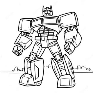 Pagina da Colorare di Ironhide Transformer | pagina da colorare Ironhide