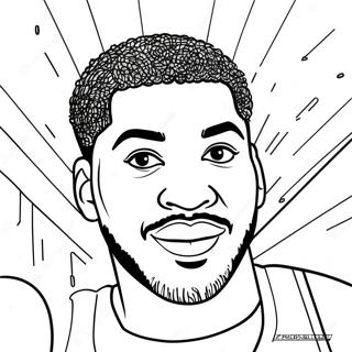 Pagina da Colorare di Anthony Davis | pagina da colorare Anthony Davis